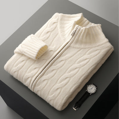 Abrigo de Punto con Cierre Innovador para Hombre - Image 6