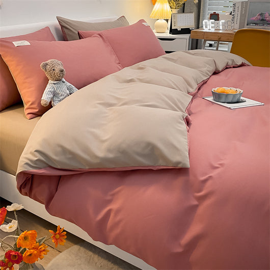 Juego de Sábanas de Algodón Puro Lavado - Funda Nórdica y Almohadas Cuadros y Rayas - Image 33
