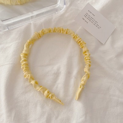 Diadema de Esponja Acolchada de Color Sólido - Accesorio para el Pelo - Image 25