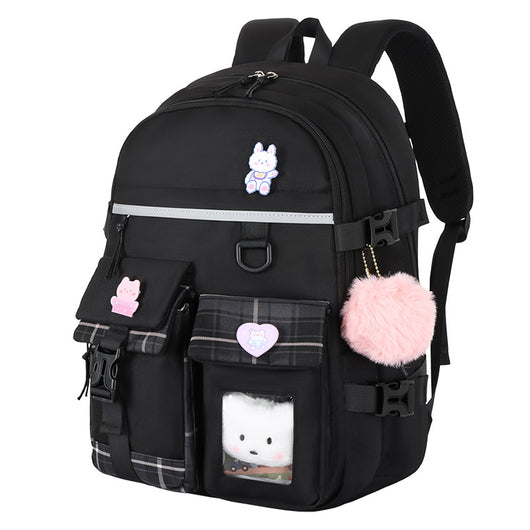 Mochila Escolar Ligera y Adorable con Diseño de Dibujos Animados - Image 4