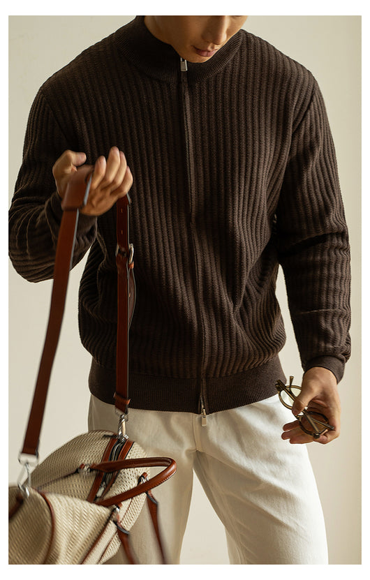 Cardigan con Cierre Casual para Hombre - Suéter Abrigo Versátil - Image 13