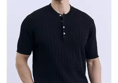 Polo Casual Slim Fit de Punto para Hombre - Cuello Redondo Premium - Image 20