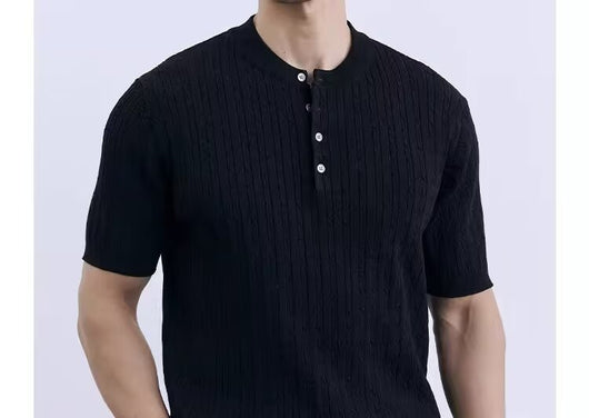 Polo Casual Slim Fit de Punto para Hombre - Cuello Redondo Premium - Image 20