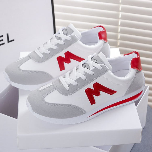 Zapatillas de Cuero Argan Estilo Coreano para Mujer - Comodidad Versátil Estudiante