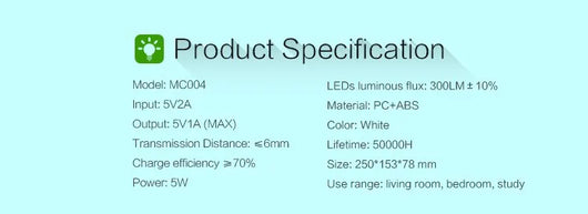Lámpara Escritorio con Cargador Inalámbrico y Protección Ocular - Image 8
