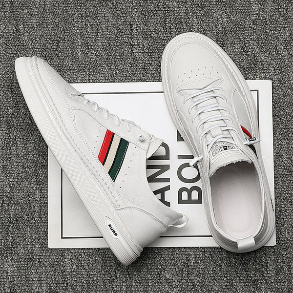 Zapatillas Blancas Cómodas para Estudiantes con Plantilla Elevadora