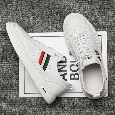 Zapatillas Blancas Cómodas para Estudiantes con Plantilla Elevadora - Image 2