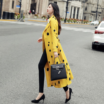 Abrigo Elegante Estilo Coreano Hasta la Rodilla - Image 7