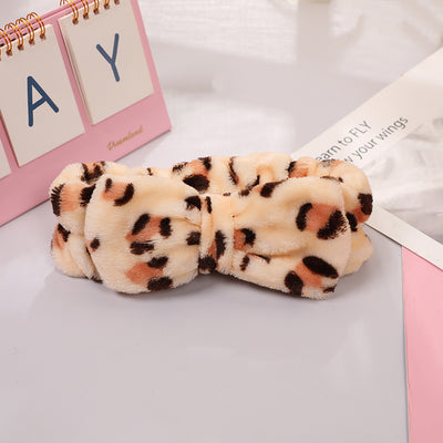 Diadema Estampada con Moño - Diseño Mixto Rayas, Lunares y Leopardo - Image 41