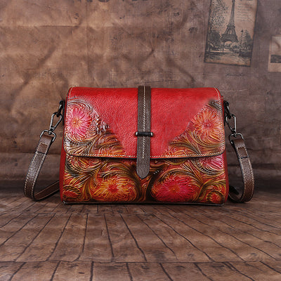 Bolso de Cuero Genuino para Mujer con Bandolera Diagonal - Image 4