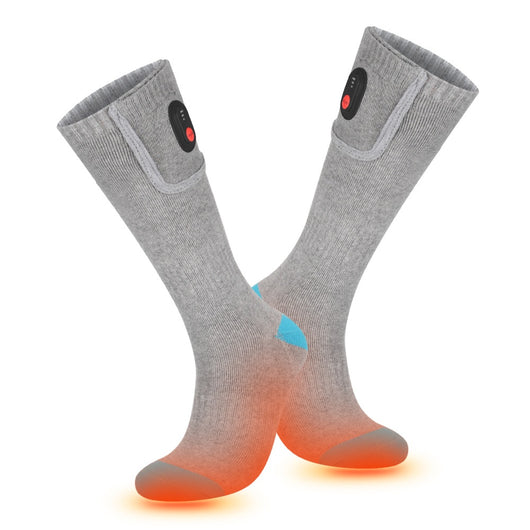 Calcetines Térmicos de Algodón Puro con Calefacción Eléctrica para Esquí - Image 11