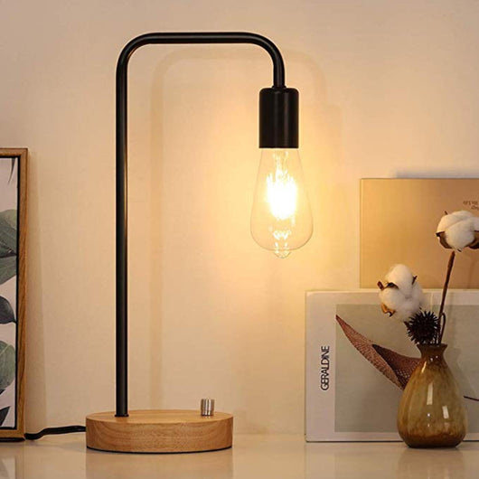 Lámpara de Mesa Moderna en Hierro y Madera con Luz Cálida Regulable - Image 5