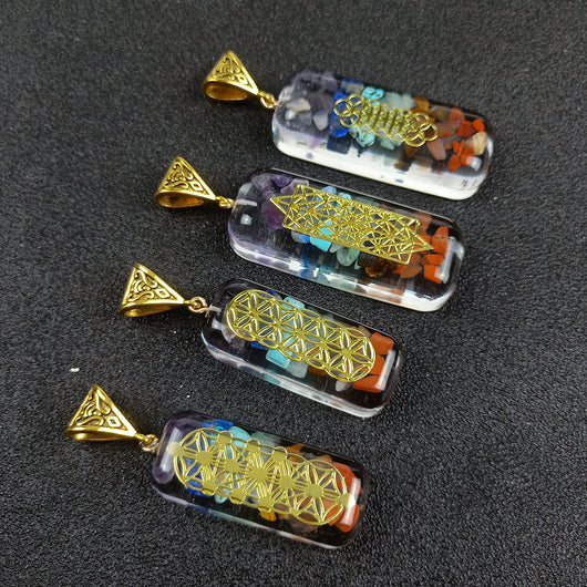 Collar Chakra de Piedras Semipreciosas Cristalinas - Image 12