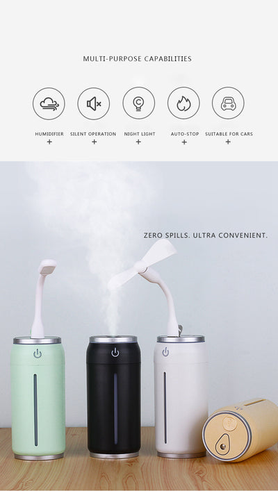 Difusor de Aroma USB 220ML para Auto - Humidificador Portátil Mini - Image 10