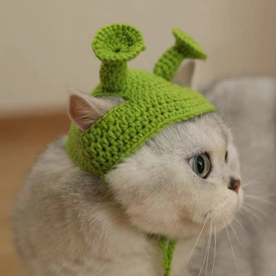 Gorro Tejido Artesanal para Mascotas - Accesorios de Moda para Gatos y Perros - Image 6