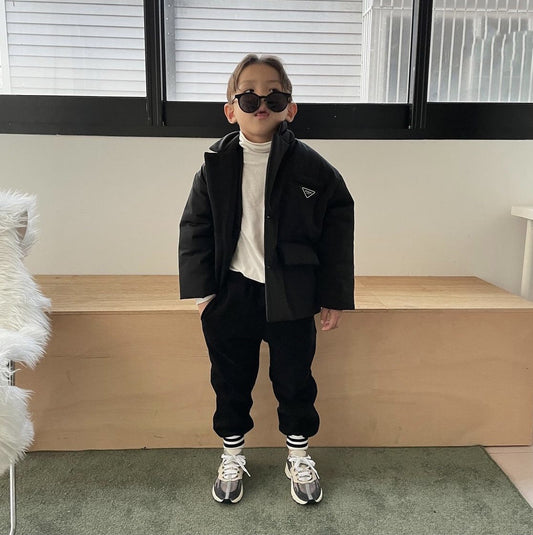 Ropa de Invierno Acolchada para Niños Estilo Coreano