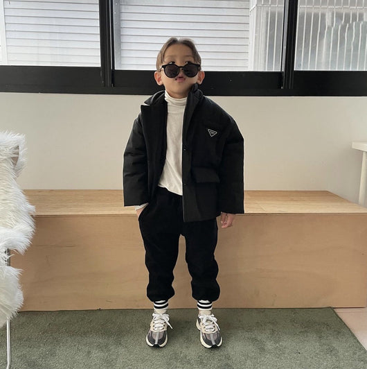 Ropa de Invierno Acolchada para Niños Estilo Coreano