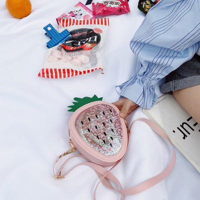 Bolsa de Gelatina Infantil con Diseño de Piña y Fresa para el Hombro - Image 7