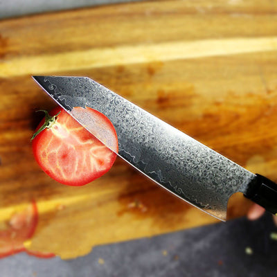 Cuchillo Kiryu Damasco Ámbar - Acero VG-10 67 Capas con Mango de Resina Mama - Image 23
