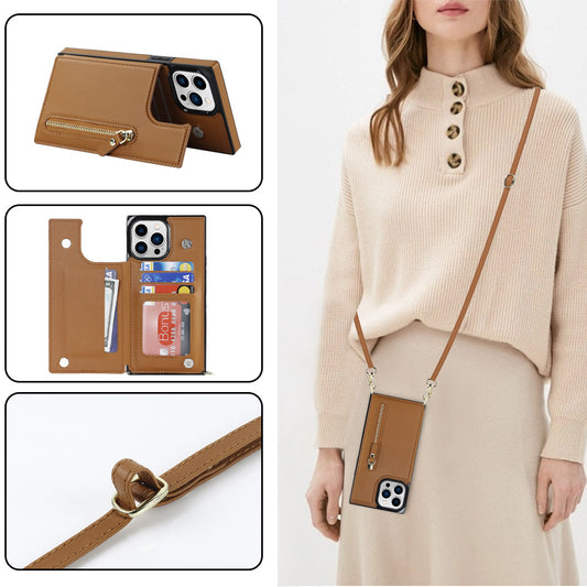 Funda Protectora con Correa Crossbody y Compartimento de Tarjetas - Image 2