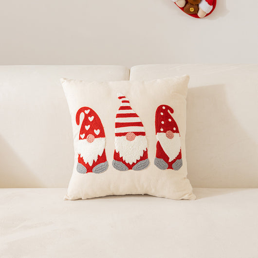 Funda de Almohada Navideña con Bordado - Decoración Festiva para el Hogar - Image 8