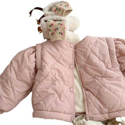 Abrigo Térmico para Niñas con Forro Polar Grueso - Image 4