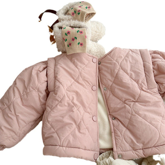 Abrigo Térmico para Niñas con Forro Polar Grueso - Image 4
