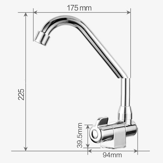 Grifo Giratorio Plegable para Caravanas, Yates y Ventanas Abatibles - Modelo 005 - Image 7