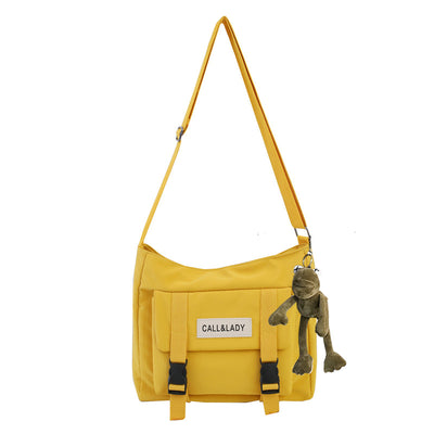 Bolsa Mensajera Impermeable de Lona y Nylon para Mujer - Image 7