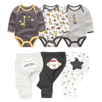 Conjuntos de Bodys y Pantalones de Algodón para Bebé Niña - Image 8
