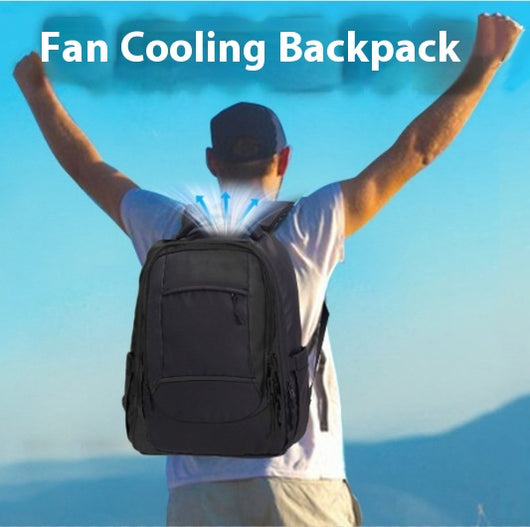 Mochila Ejecutiva con Ventilador de Refrigeración para Computadora
