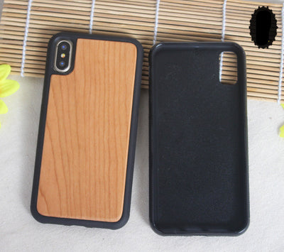 Funda Protectora para Teléfono con Diseño Acanalado en TPU y Madera - Image 3