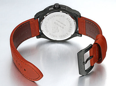 Reloj de Cuarzo Impermeable con Calendario y Caja Negra Mate - Image 12