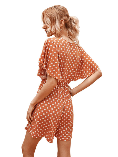 Jumpsuit Casual con Lunares en la Cintura - Image 12