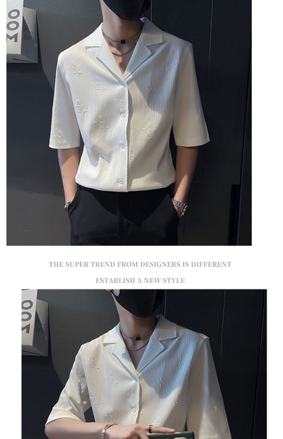 Camisa Casual de Seda de Hielo para Hombre - Image 15