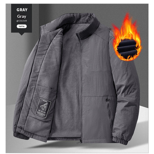 Chaqueta Deportiva Acolchada con Cuello Alzado para Hombre - Image 3