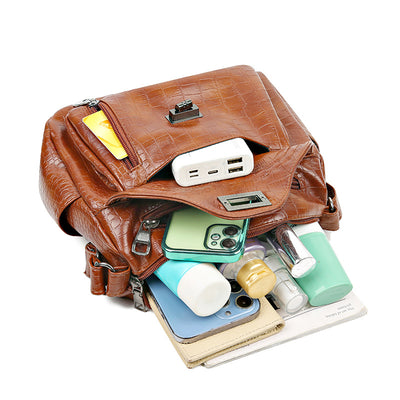 Bolsa Mensajera de Punto Tejido con Gran Capacidad - Image 10