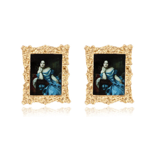 Aretes de Aleación Inspirados en Álbumes - Diseño Creativo y Trendy - Image 10