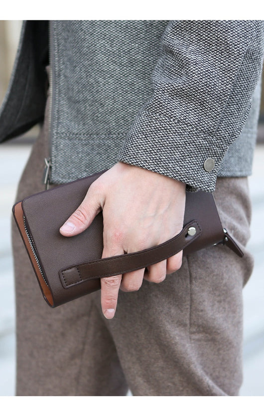 Maletín de Cuero Suave para Hombre con Múltiples Compartimentos - Image 32