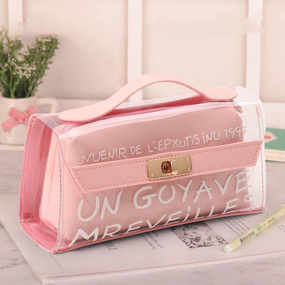 Estuche Transparente Margarita para Lápices y Artículos de Papelería - Image 15