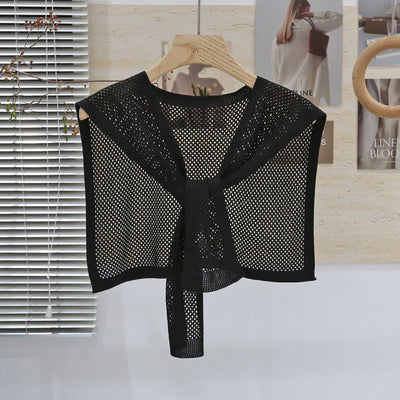 Chaleco Tejido Coordinado - Conjunto 3 Piezas Camisa y Falda - Image 45