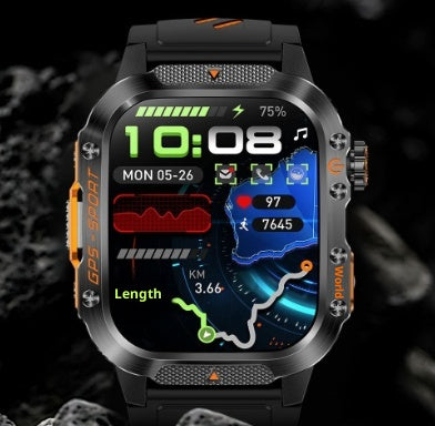 Reloj Deportivo Inteligente GPS BeiDou con Llamadas Bluetooth y Monitor Cardíaco - Image 12