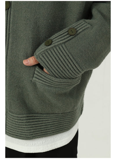 Cardigan de Algodón Damasco para Hombre - Diseño Moderno - Image 13