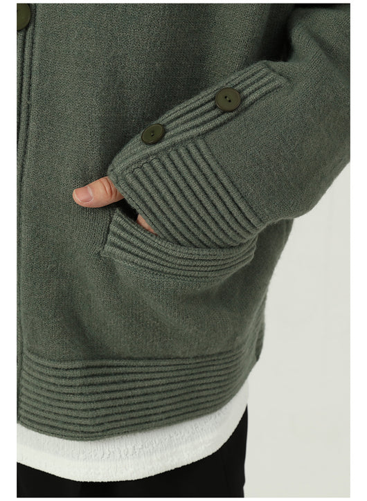 Cardigan de Algodón Damasco para Hombre - Diseño Moderno - Image 13