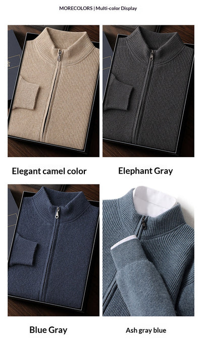 Suéter de Cachemira para Hombre Grueso y Elegante - Image 12
