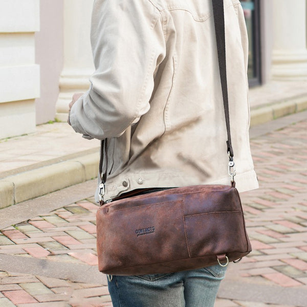 Bolsa Mensajera de Un Hombro Estilo Europeo para Hombre