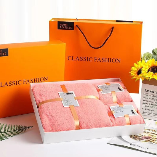 Set de 3 Toallas de Baño Coral Fleece en Caja de Regalo - Image 13