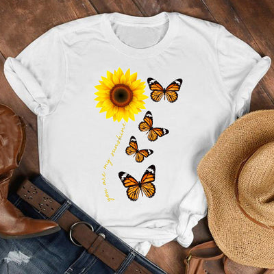 Vestido Corto Estampado con Mariposas y Flores para Niña - Image 4