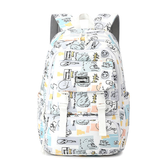 Mochila Escolar Impresa de Gran Capacidad para Estudiantes de Secundaria - Image 7