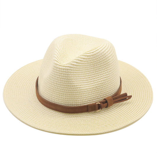 Sombrero de Paja para Playa con Protección Solar para Mujer - Image 19